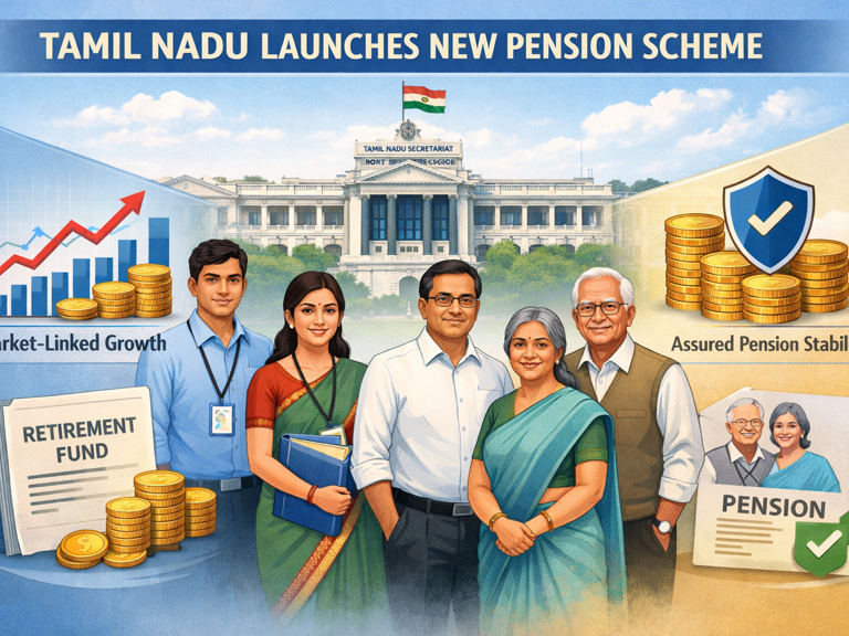तामिळनाडूत नवी पेन्शन क्रांती: NPS-OPS संमिश्र योजनेला मंजुरी